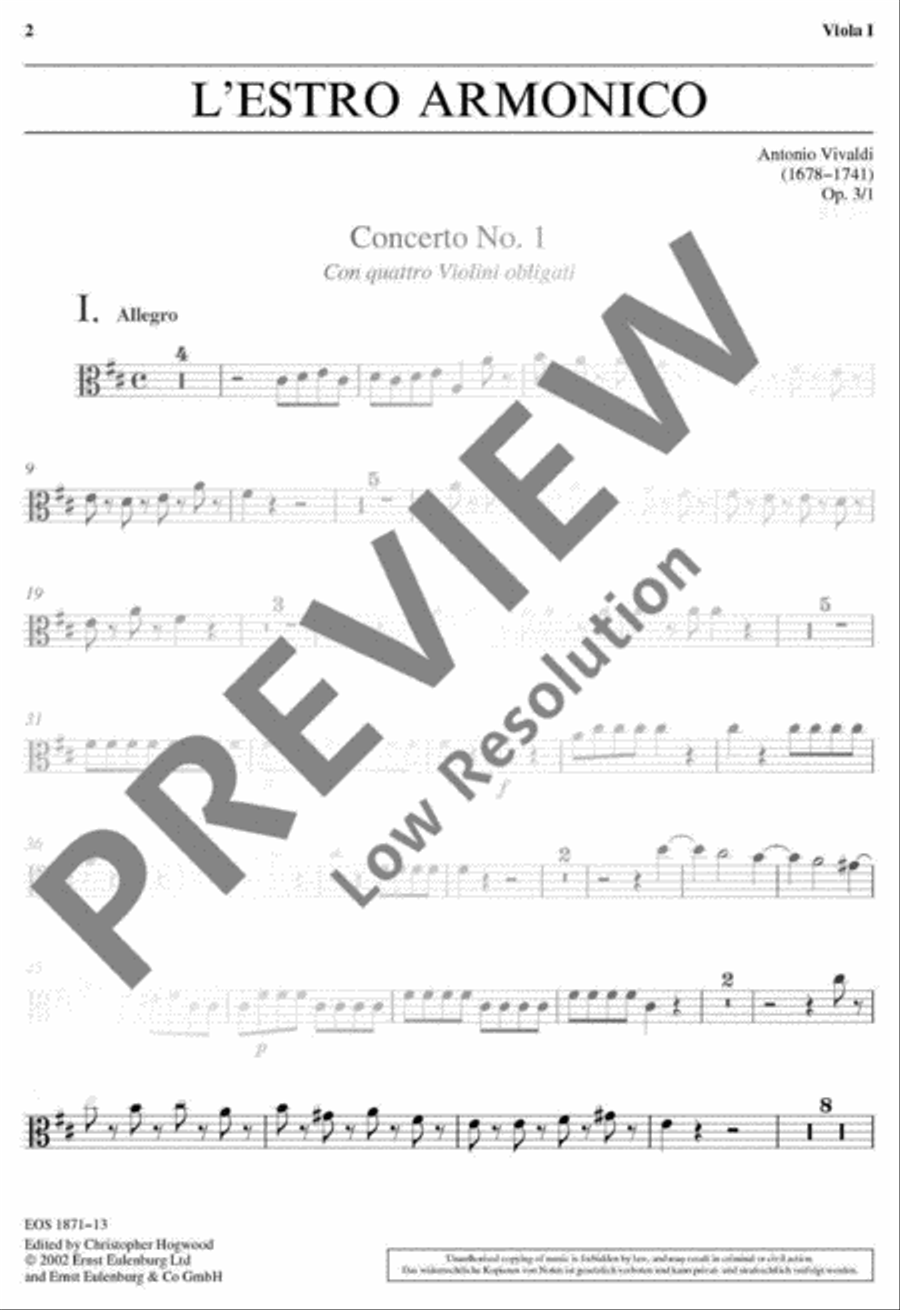 L'Estro Armonico Part scores gallery preview page 2