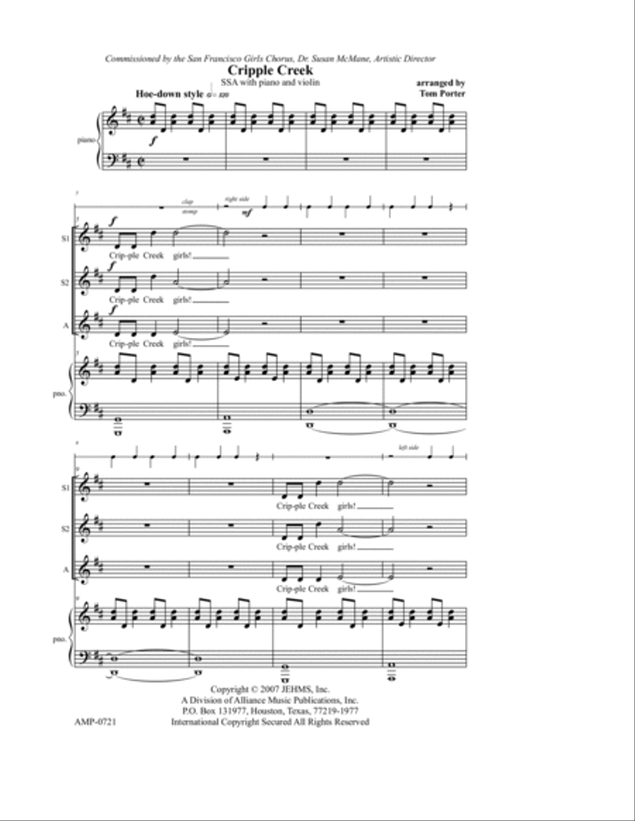 Cripple Creek Cripple Creek SSA scores gallery preview page 2