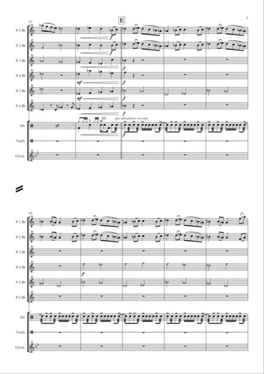 The Riddle Concert Band scores gallery preview page 5
