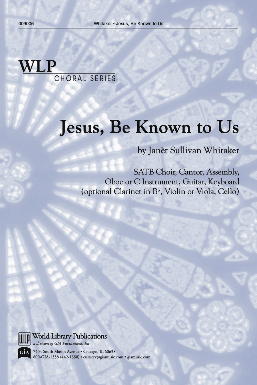Jesus, Be Known to Us