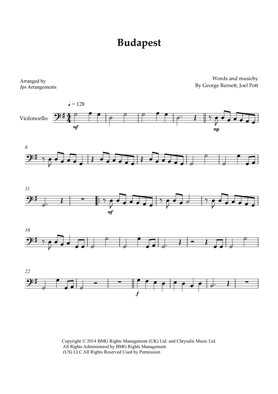 Budapest Bassoon Solo scores gallery preview page 1