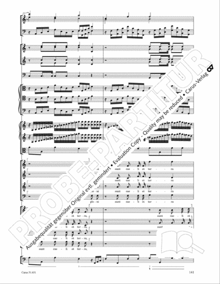 C Minor Mass, K. 427 (Missa in c KV 427) 4-Part scores gallery preview page 157