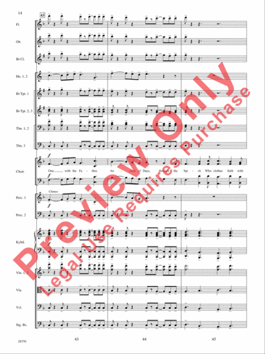 See, What a Morning Choir scores gallery preview page 15