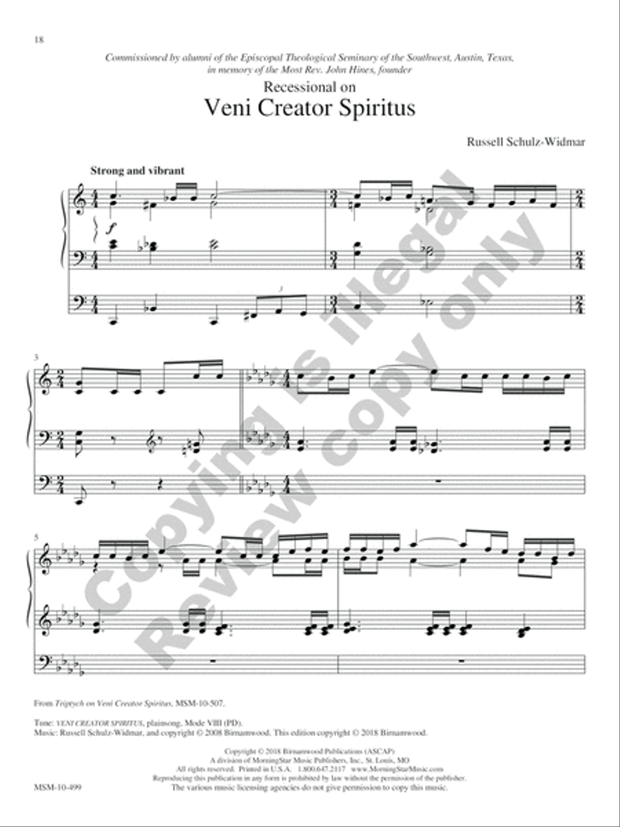 Three in One Three in One Organ scores gallery preview page 9