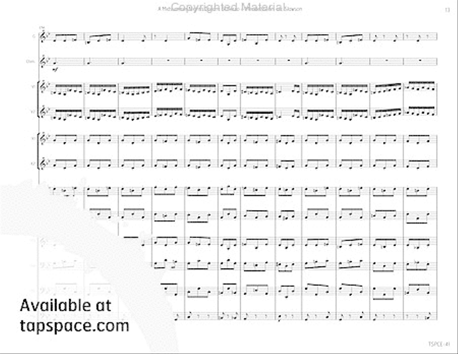 Midsummer Night's Dream, A: Scherzo Percussion Ensemble scores gallery preview page 18