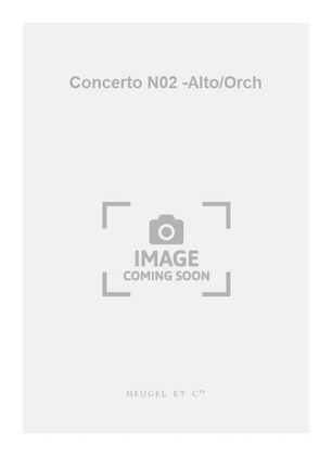 Book cover for Concerto N02 -Alto/Orch