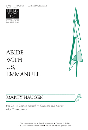 Book cover for Abide with Us, Emmanuel - Guitar edition