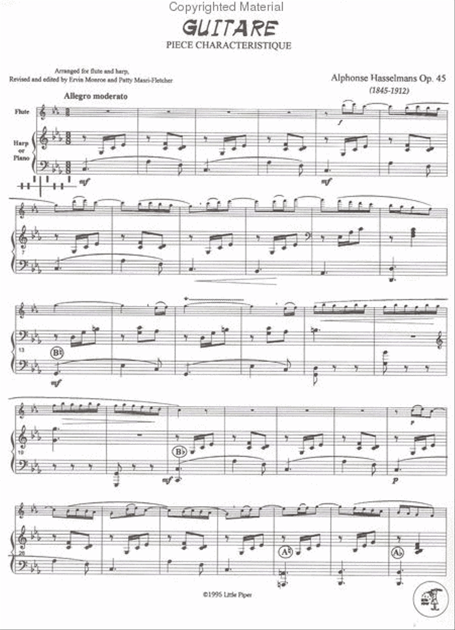 Flute and Harp Delights, Volume 1 Flute scores gallery preview page 2