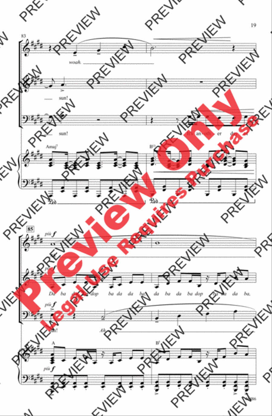 Another Day of Sun Another Day of Sun 3-Part scores gallery preview page 19