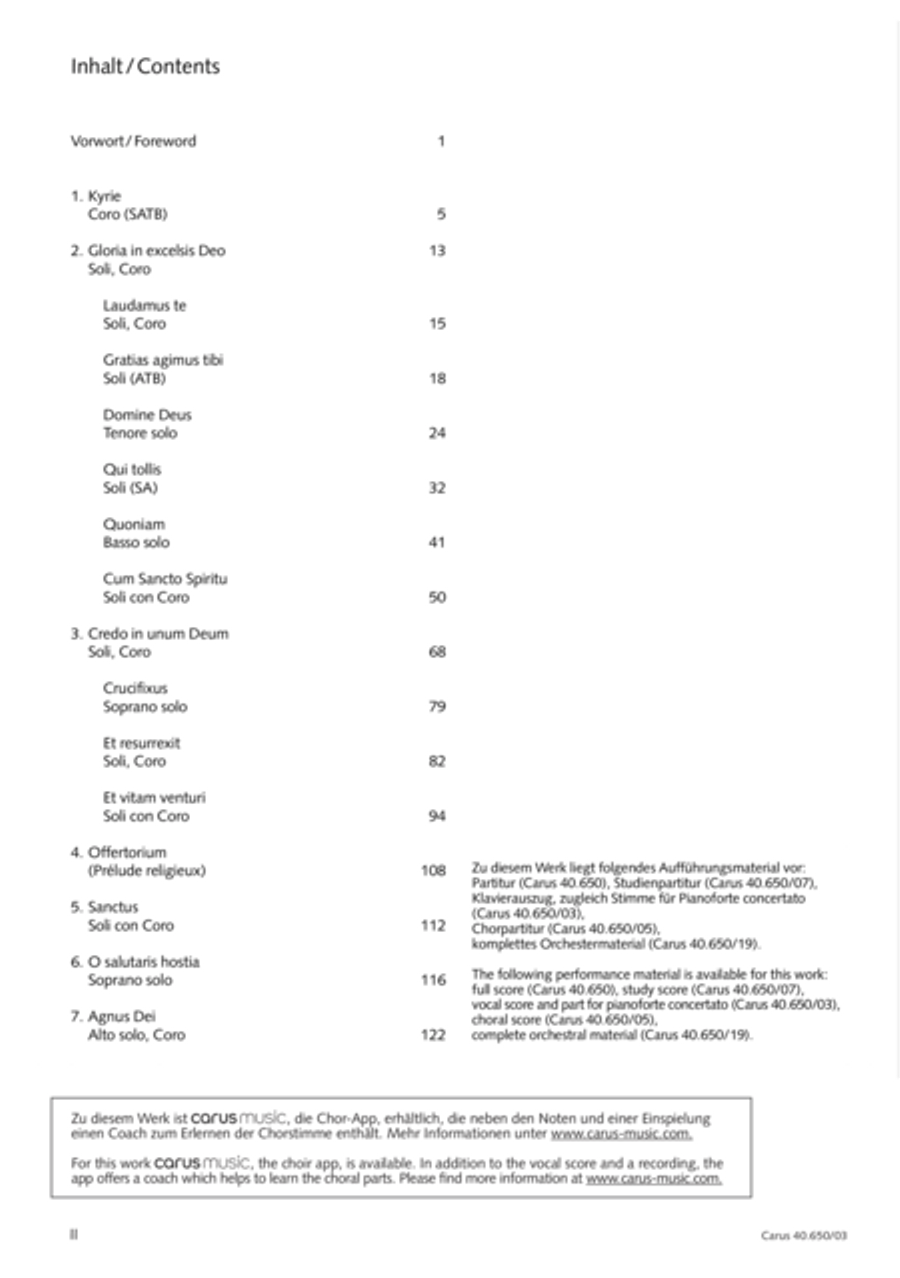 Petite Messe solennelle 4-Part scores gallery preview page 3
