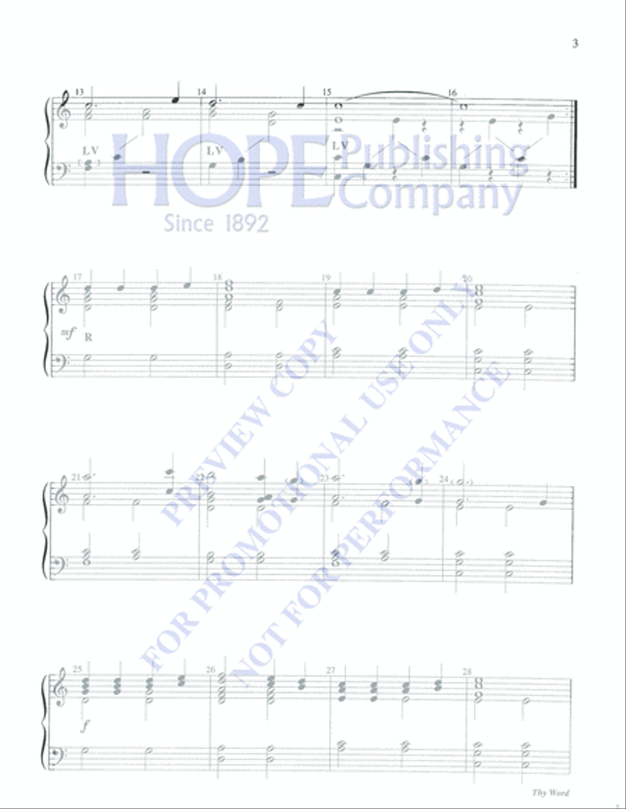 Thy Word 3-Octaves scores gallery preview page 3