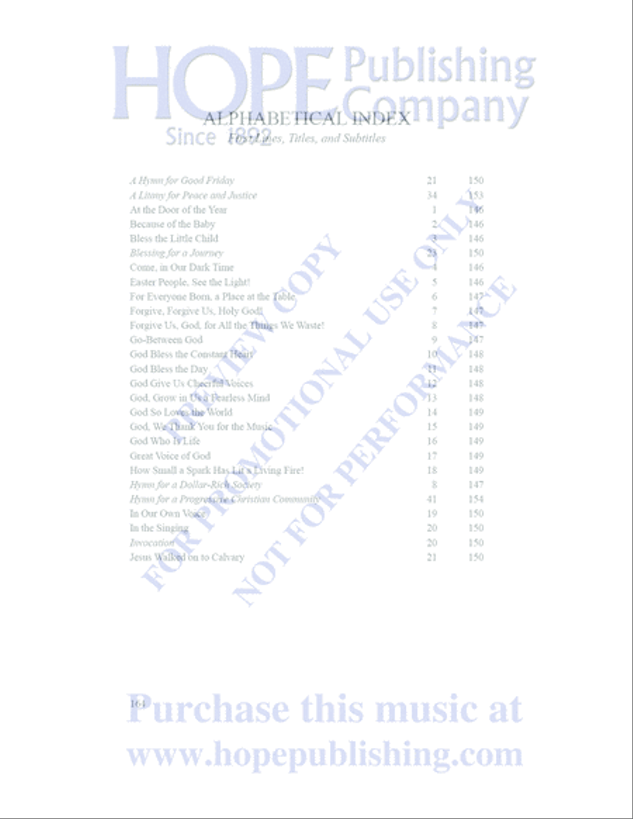 A Place at the Table Choir scores gallery preview page 161
