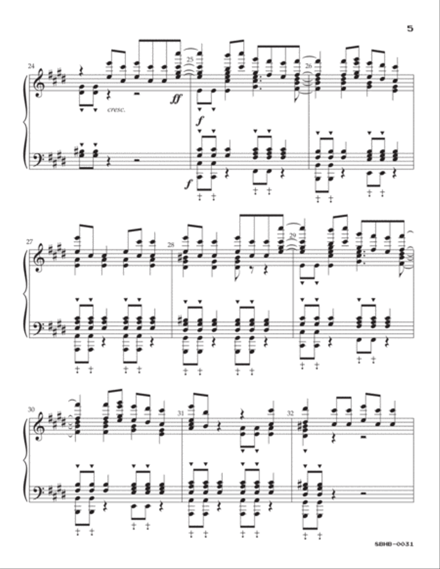 Sucker Handbell Choir scores gallery preview page 5