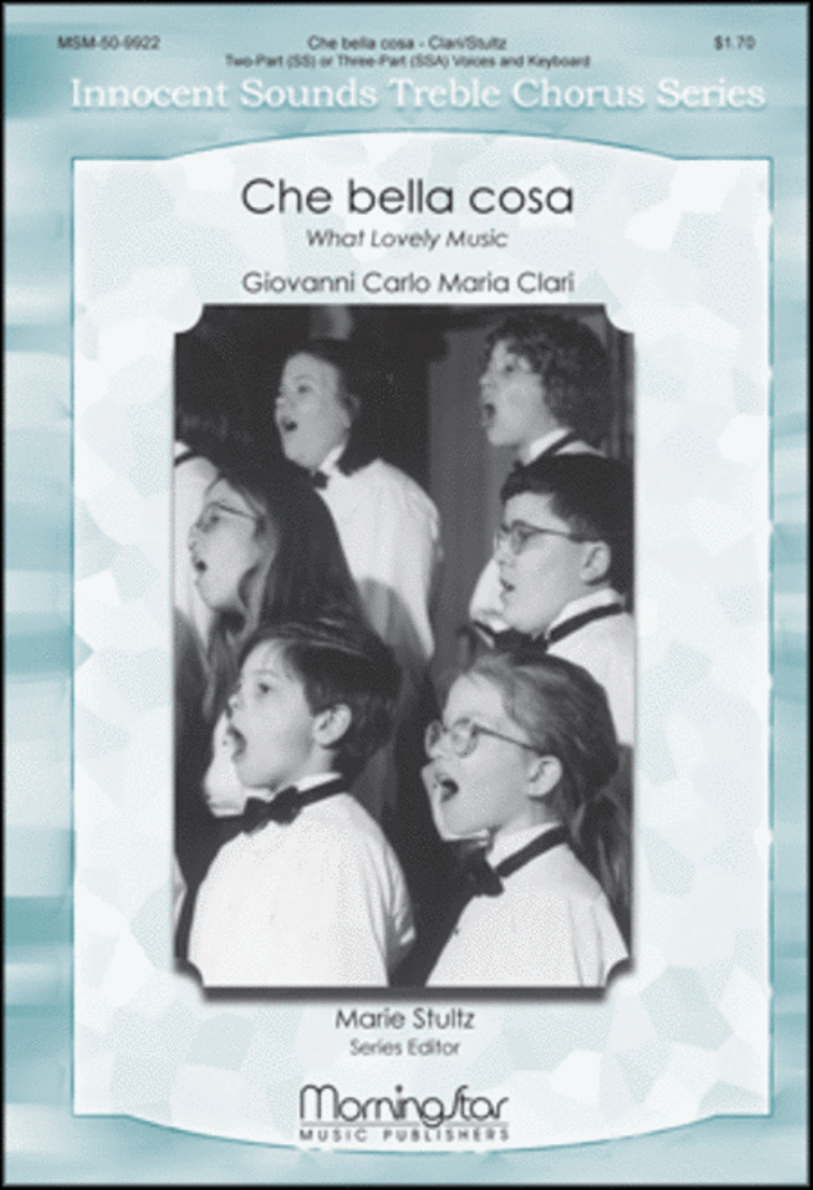 Che bella cosa What Lovely Music (Cello Part) Choir scores gallery preview page 1