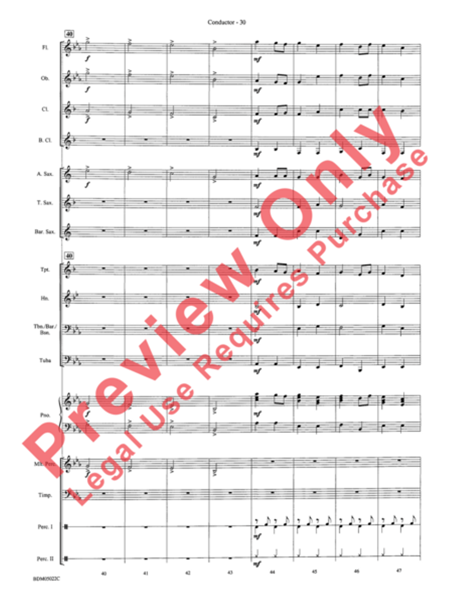 Belwin Beginning Band Kit #1 Concert Band scores gallery preview page 33