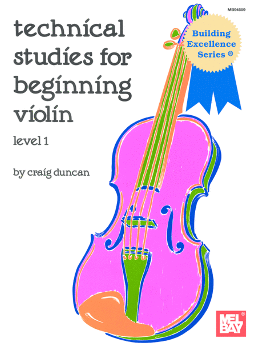 Technical Studies for Beginning Violin Violin scores gallery preview page 1