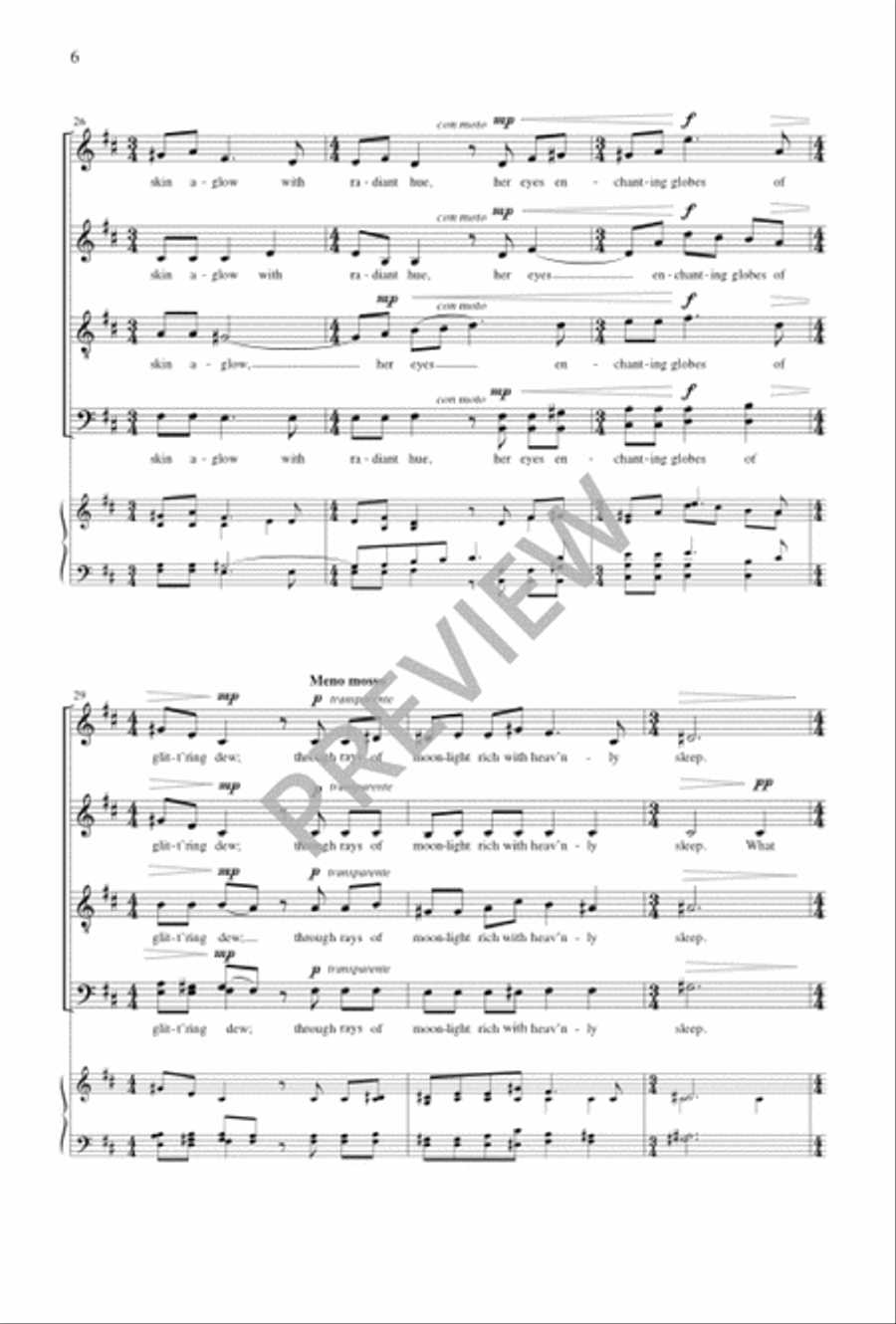 Star Sonnet Divisi scores gallery preview page 6