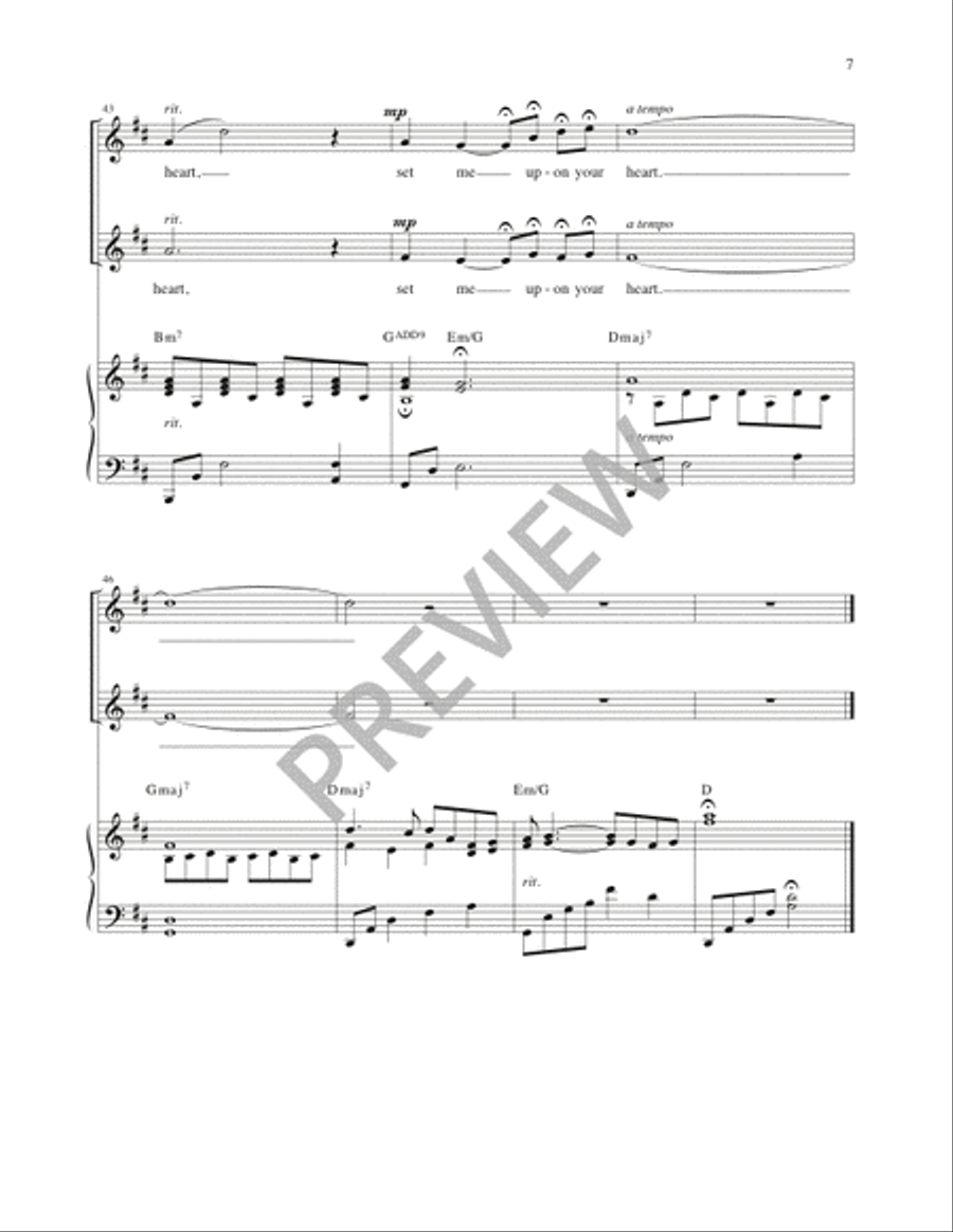 Blest Are Those Who Love You - Volume 2, Solos and Duets Sacred scores gallery preview page 9