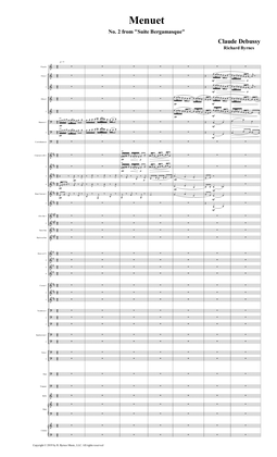Suite Bergamasque, No. 2 Menuet (Symphonic Band)