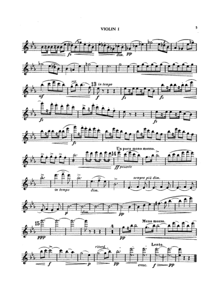 String Quintet in E-Flat Major, Op. 97: 1st Violin