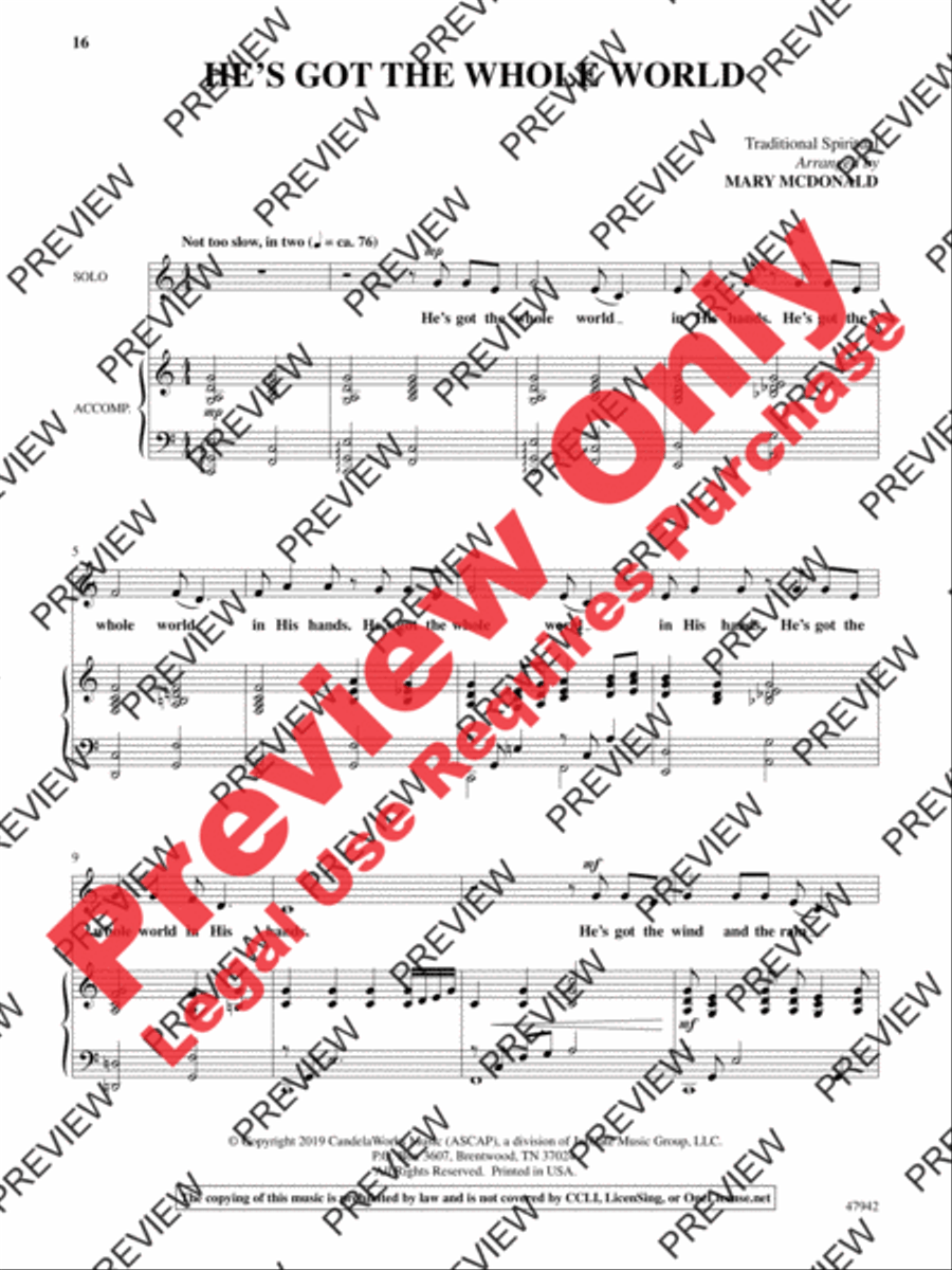 This Is the Time to Sing 4-Part scores gallery preview page 16