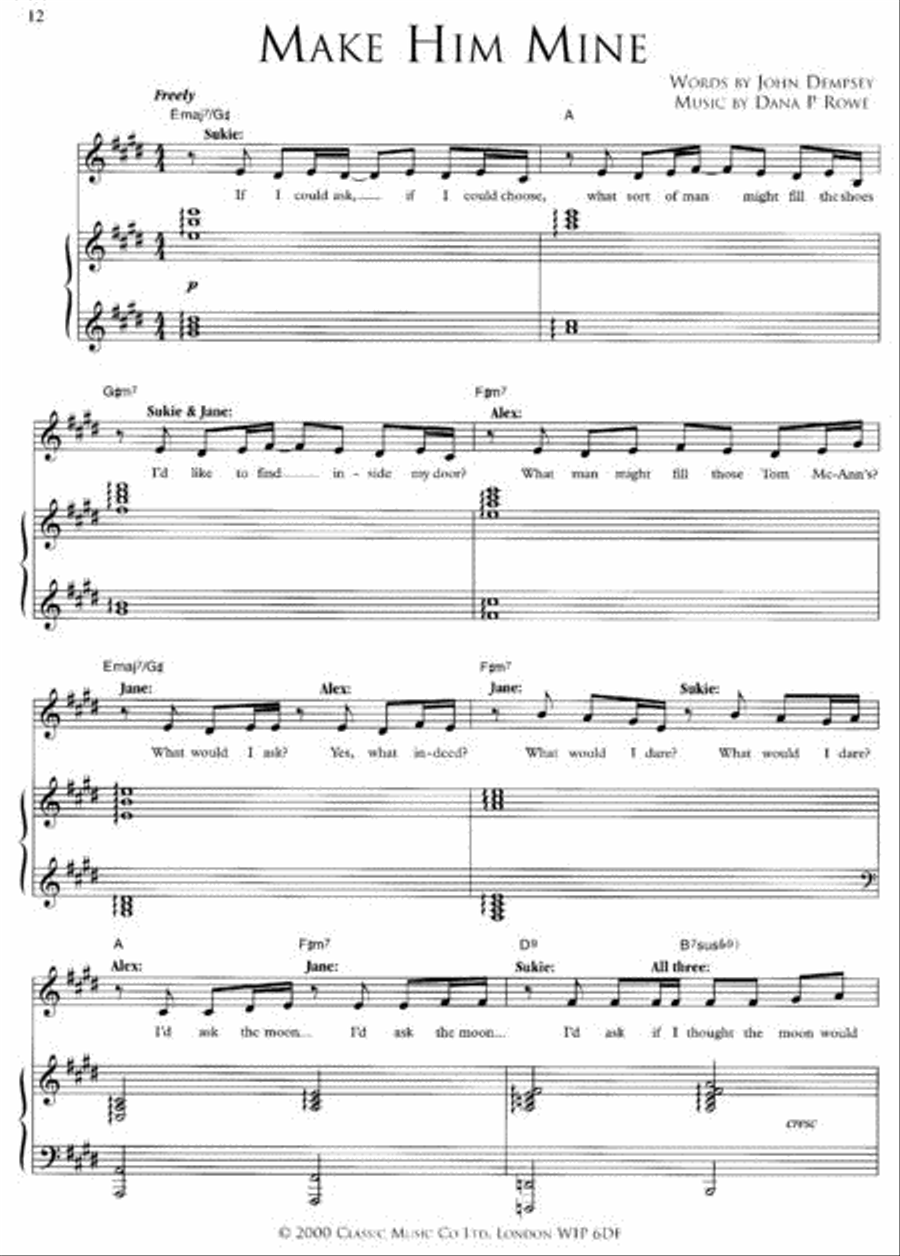 The Witches Of Eastwick - Vocal Selections Piano, Vocal, Guitar scores gallery preview page 2