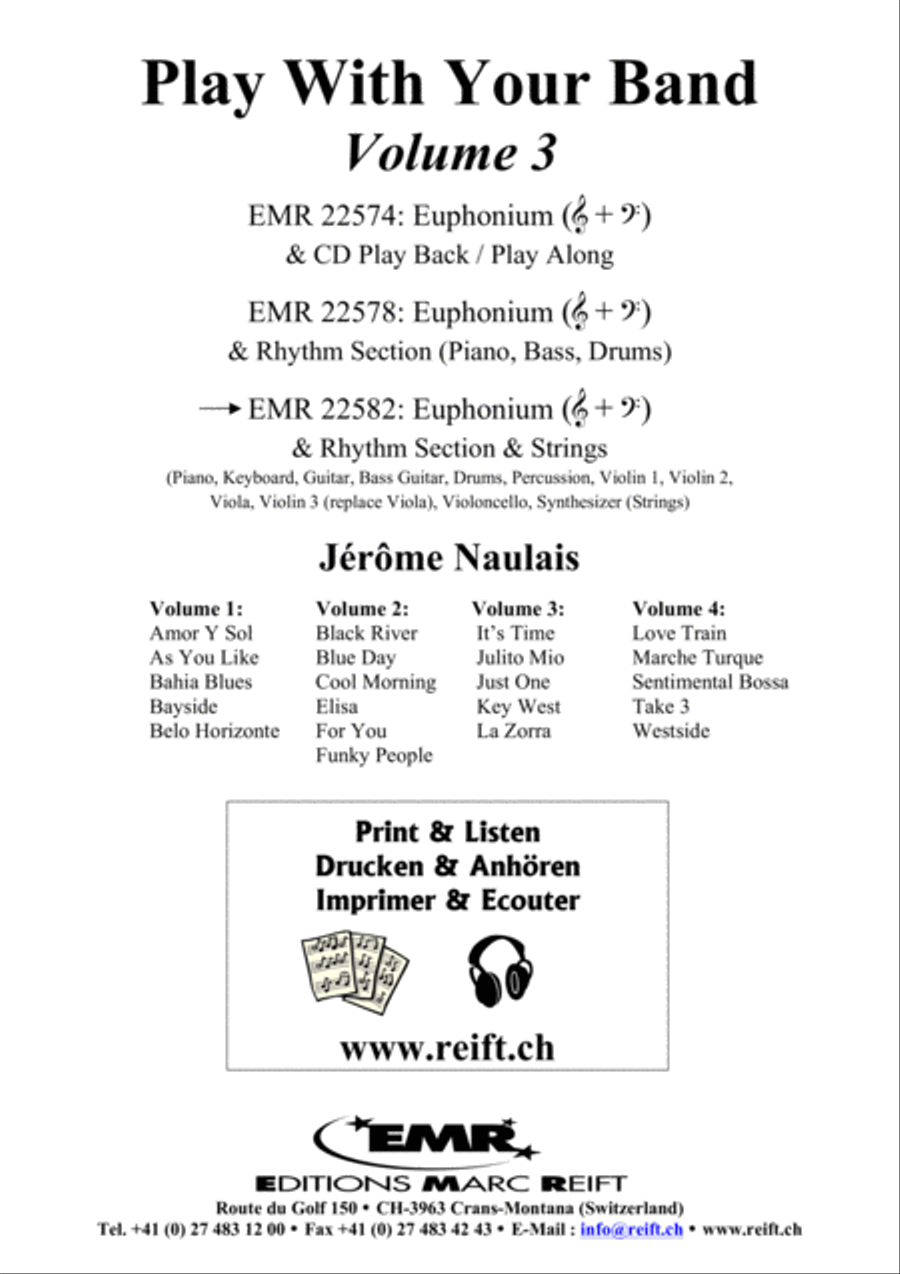 Play With Your Band Volume 3 Euphonium scores gallery preview page 2