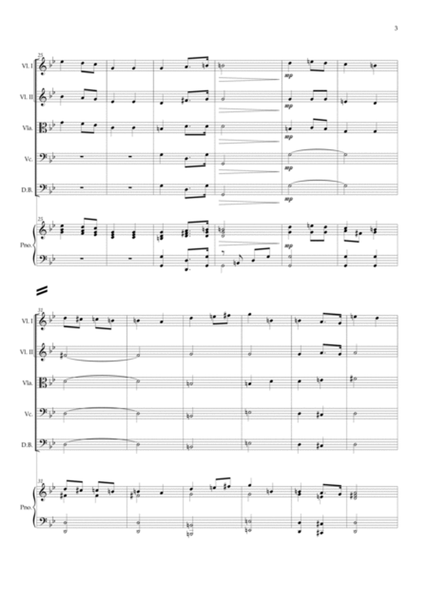Wedding March (Wagner) Strings Quintet Piano image number null