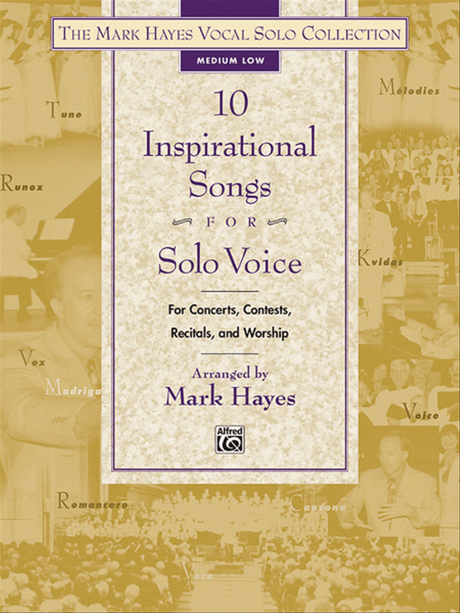 The Mark Hayes Vocal Solo Collection -- 10 Inspirational Songs for Solo Voice Voice Solo scores gallery preview page 1