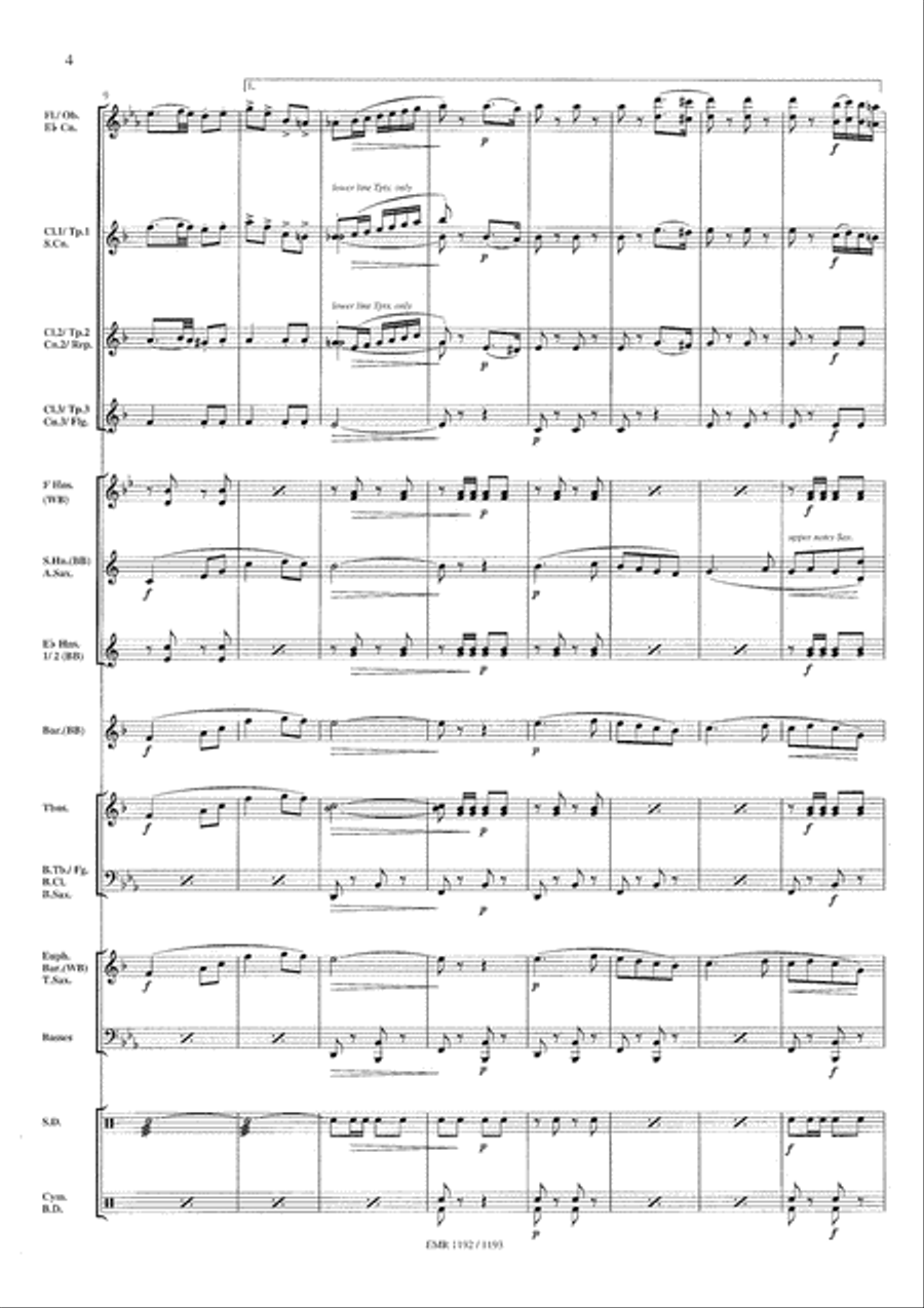 Marche du Boulanger Concert Band scores gallery preview page 5