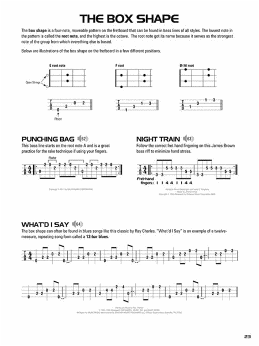 Hal Leonard Bass Guitar Tab Method image number null