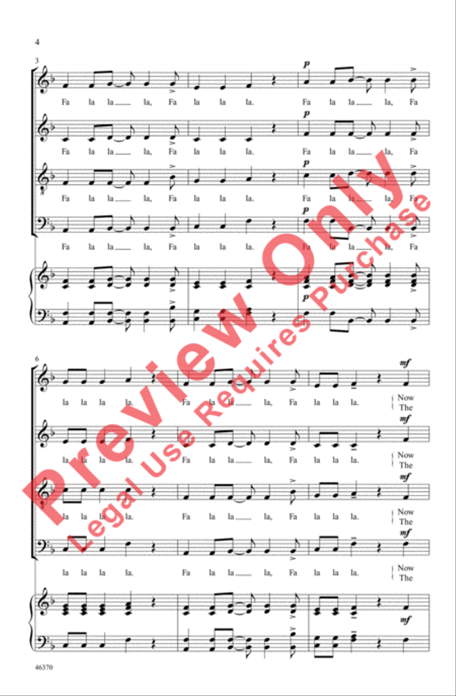 Now Is the Month of Maying! 4-Part scores gallery preview page 3