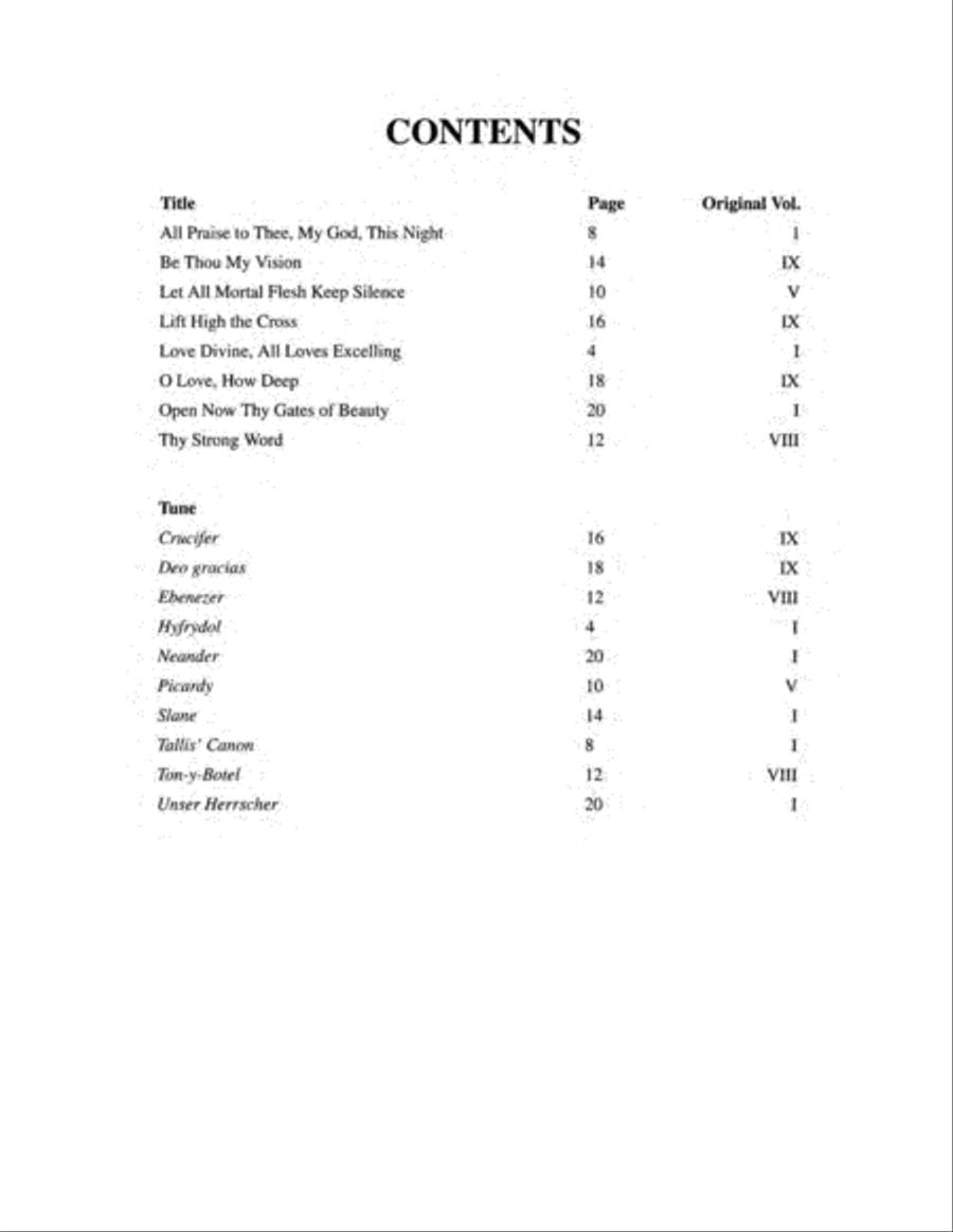 Improvisations on Great Hymns of Faith Organ scores gallery preview page 2