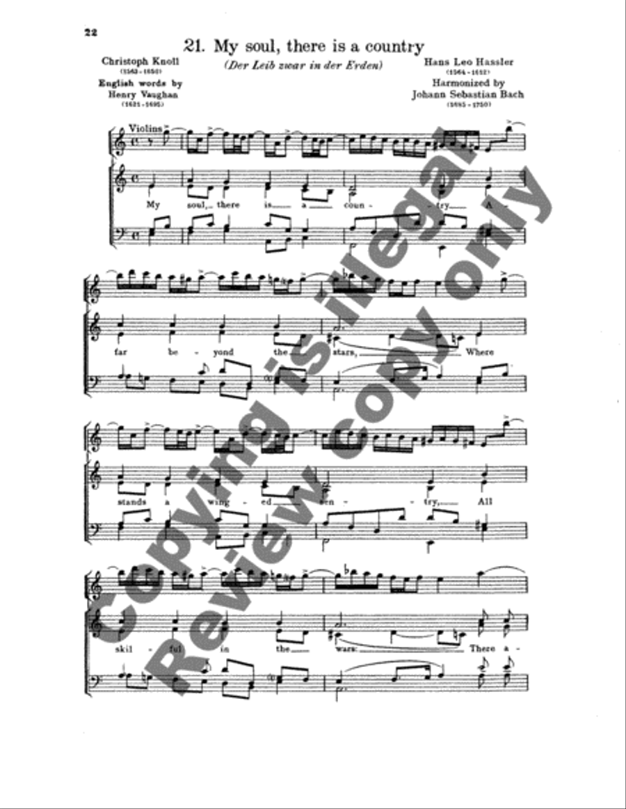 28 Chorales (Book II from 131 Chorales) 4-Part scores gallery preview page 7