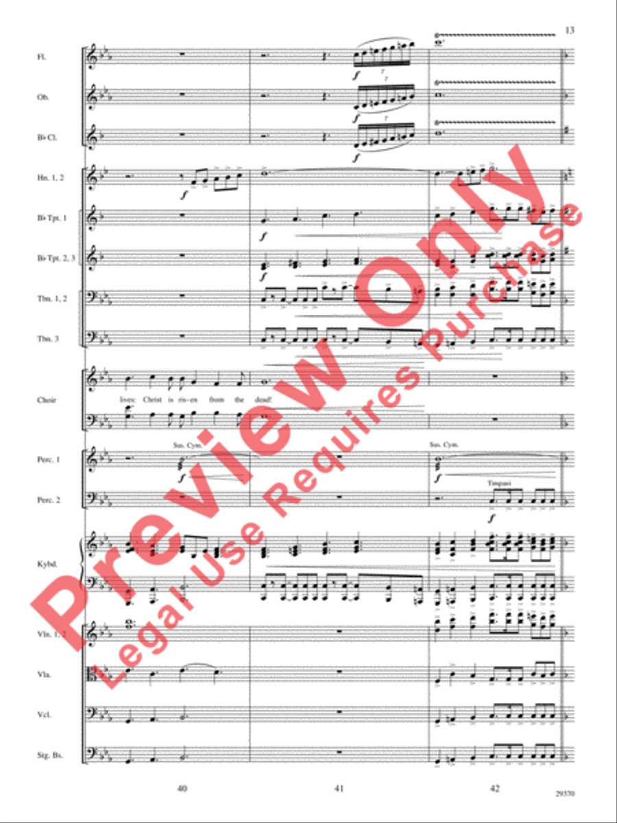See, What a Morning Choir scores gallery preview page 14