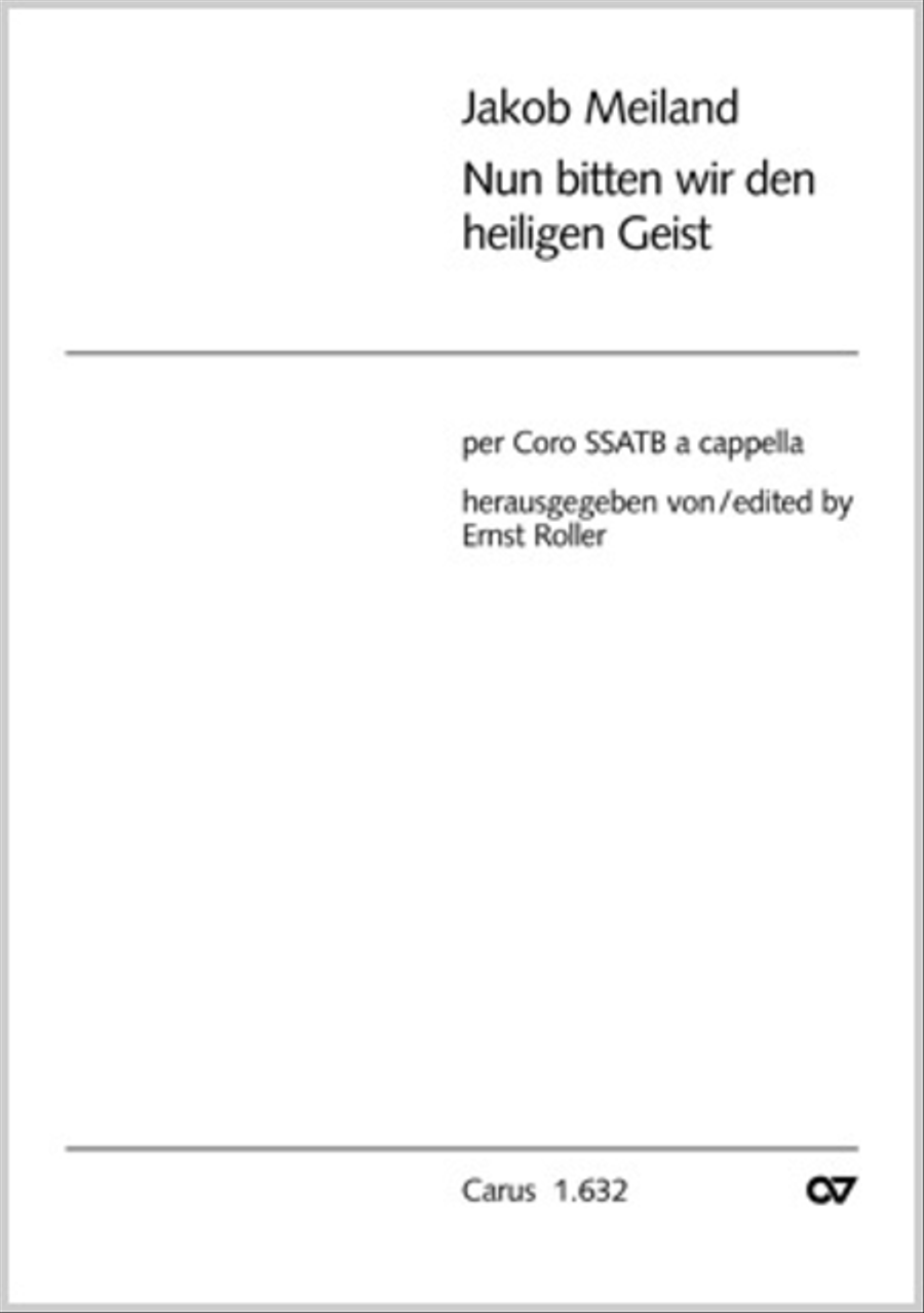 We now implore the Holy Ghost (Nun bitten wir den Heiligen Geist) SSATB scores gallery preview page 1