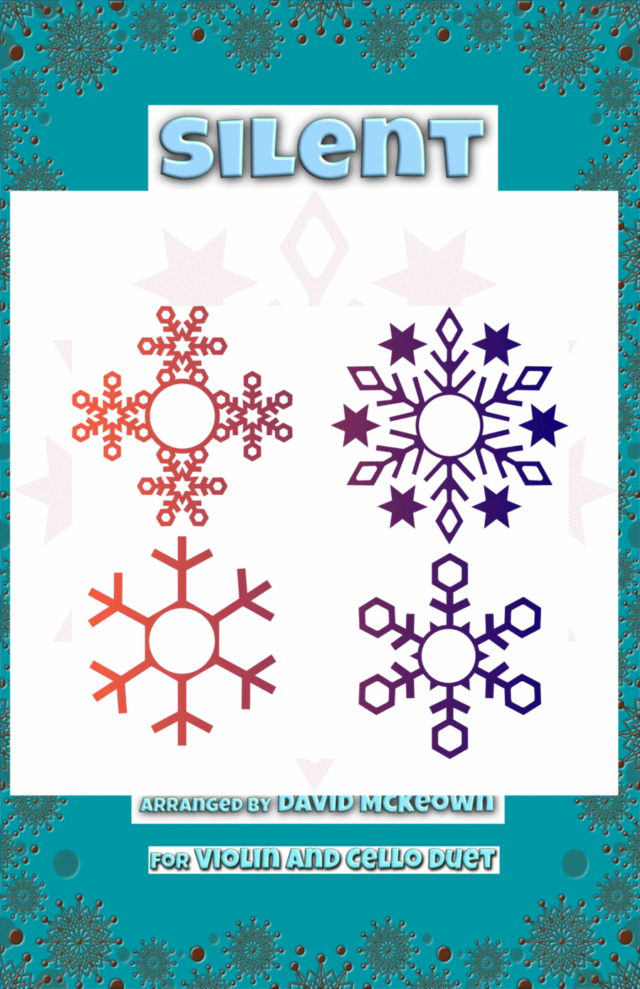 Silent Night, Gospel Style, for Violin and Cello Duet String Duet scores gallery preview page 1