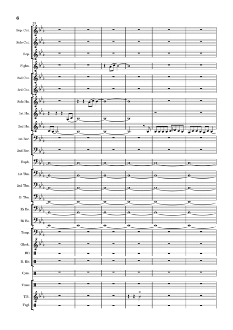The Peebles Beltane Festival Suite (Opus 1) Brass Band scores gallery preview page 6