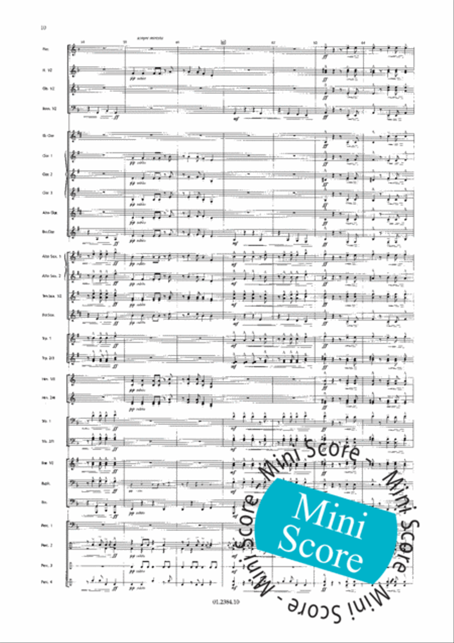 Os Passaros Do Brasil Concert Band scores gallery preview page 18