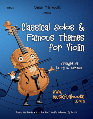 Book cover for Classical Solos and Famous Themes for Violin