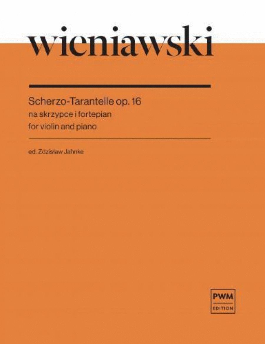 Scherzo-Tarantelle Op. 16 Violin Solo scores gallery preview page 1