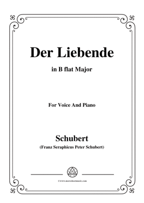 Schubert-Der Liebende,D.207,in B flat Major,for Voice and Piano