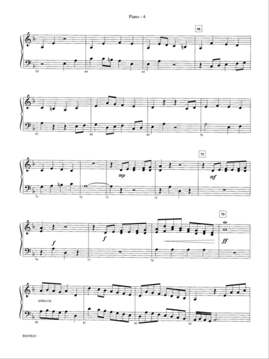 Ancient Ritual: Piano Accompaniment Orchestra scores gallery preview page 4