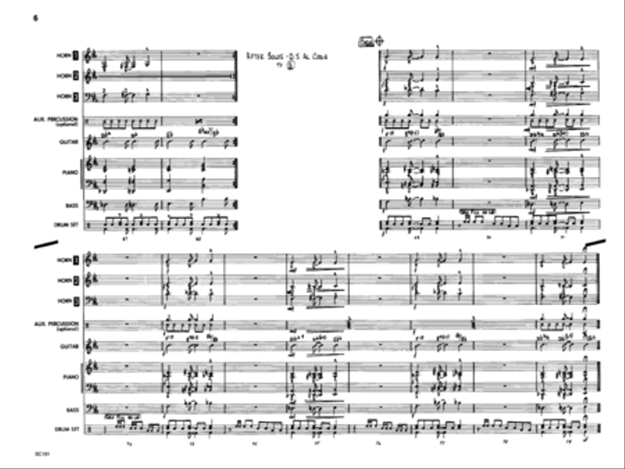 Bossa Sin Nombre Bossa Sin Nombre Jazz Ensemble scores gallery preview page 6