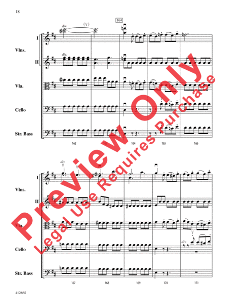 Adagio and Presto String Orchestra scores gallery preview page 19