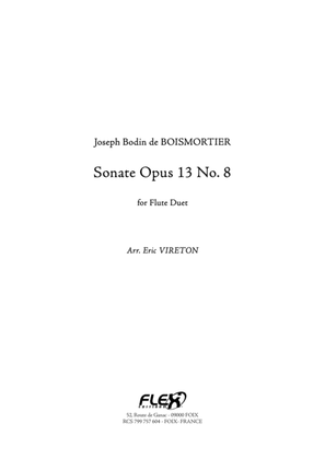 Sonata Opus 13 No. 8