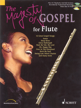 Book cover for The Majesty of Gospel for Flute