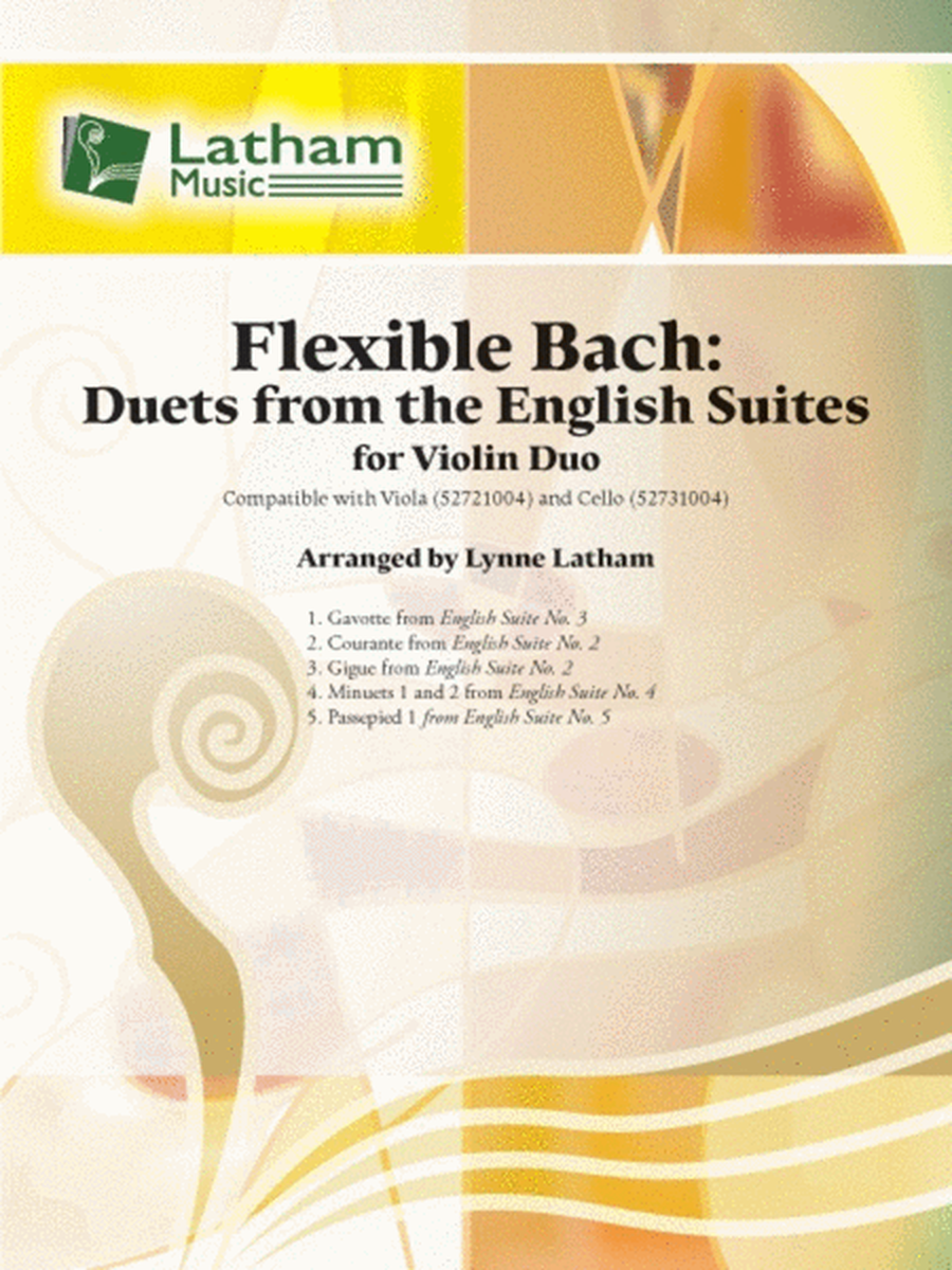 Flexible Bach Duets From English Suites Violin