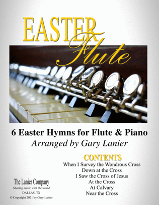 Book cover for EASTER FLUTE (6 Easter hymns for Flute & Piano with Score/Parts)