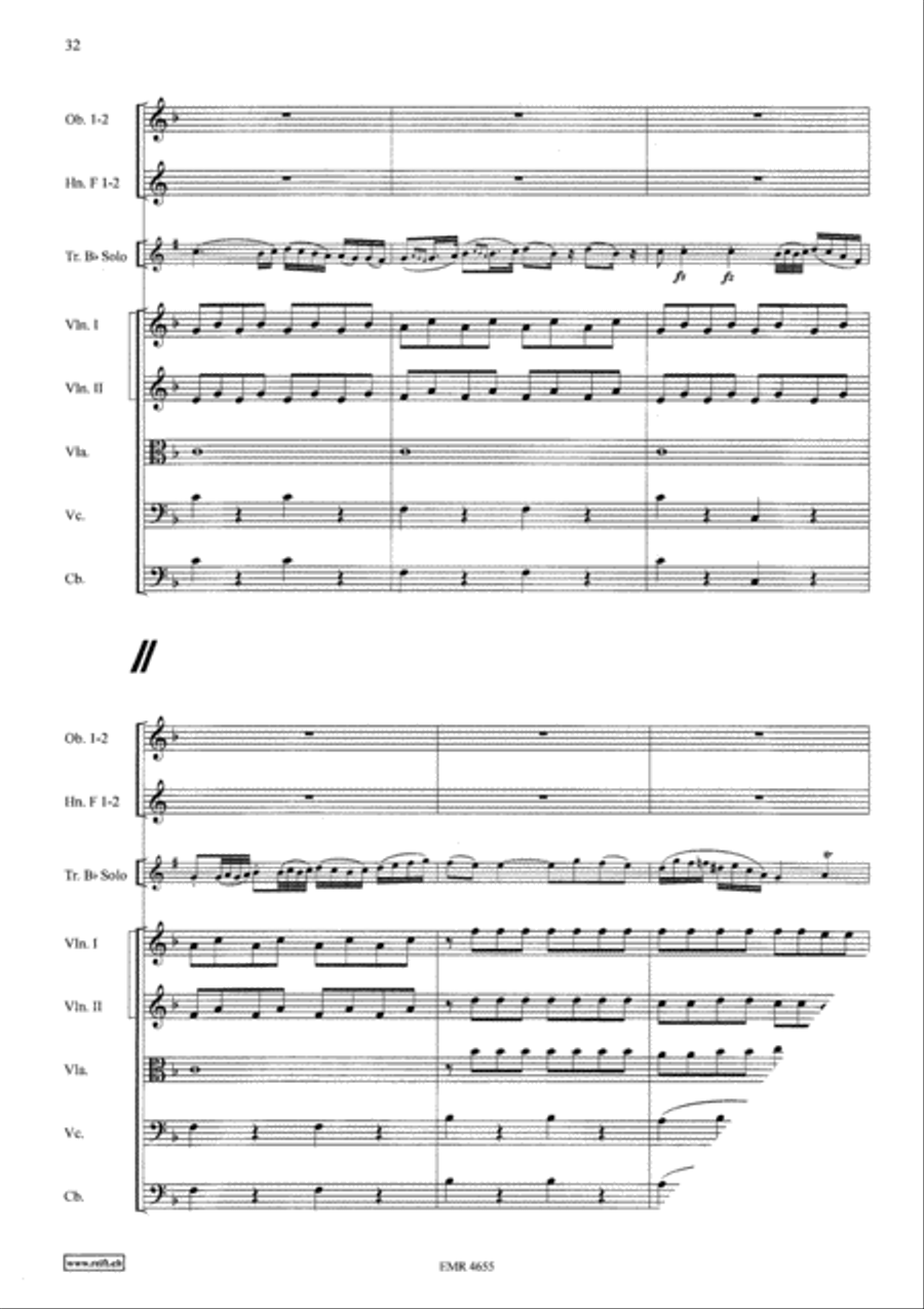 Concerto in D Major Orchestra scores gallery preview page 16